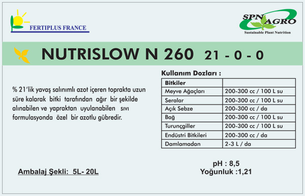 NUTRISLOW N 260